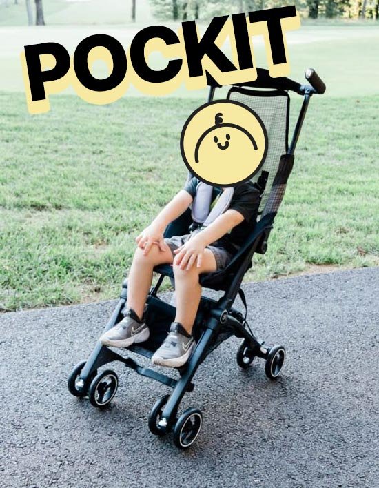 GB Pockit Schwarzer Kinderwagen