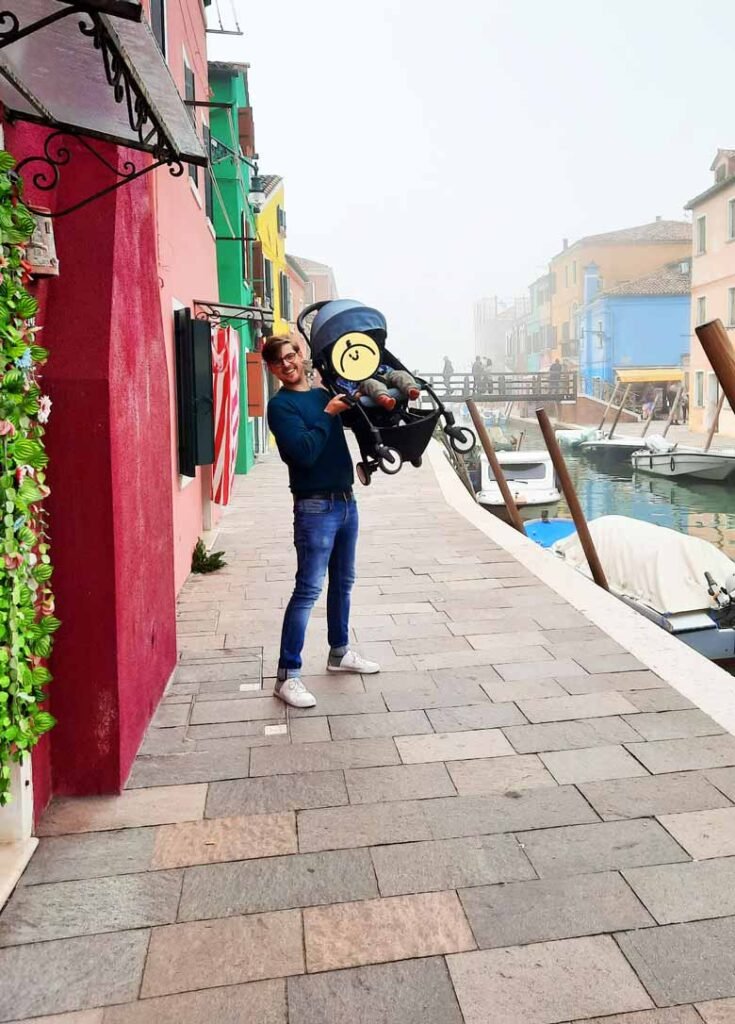 YOYO Babyzen Kinderwagen in Venedig in Italien